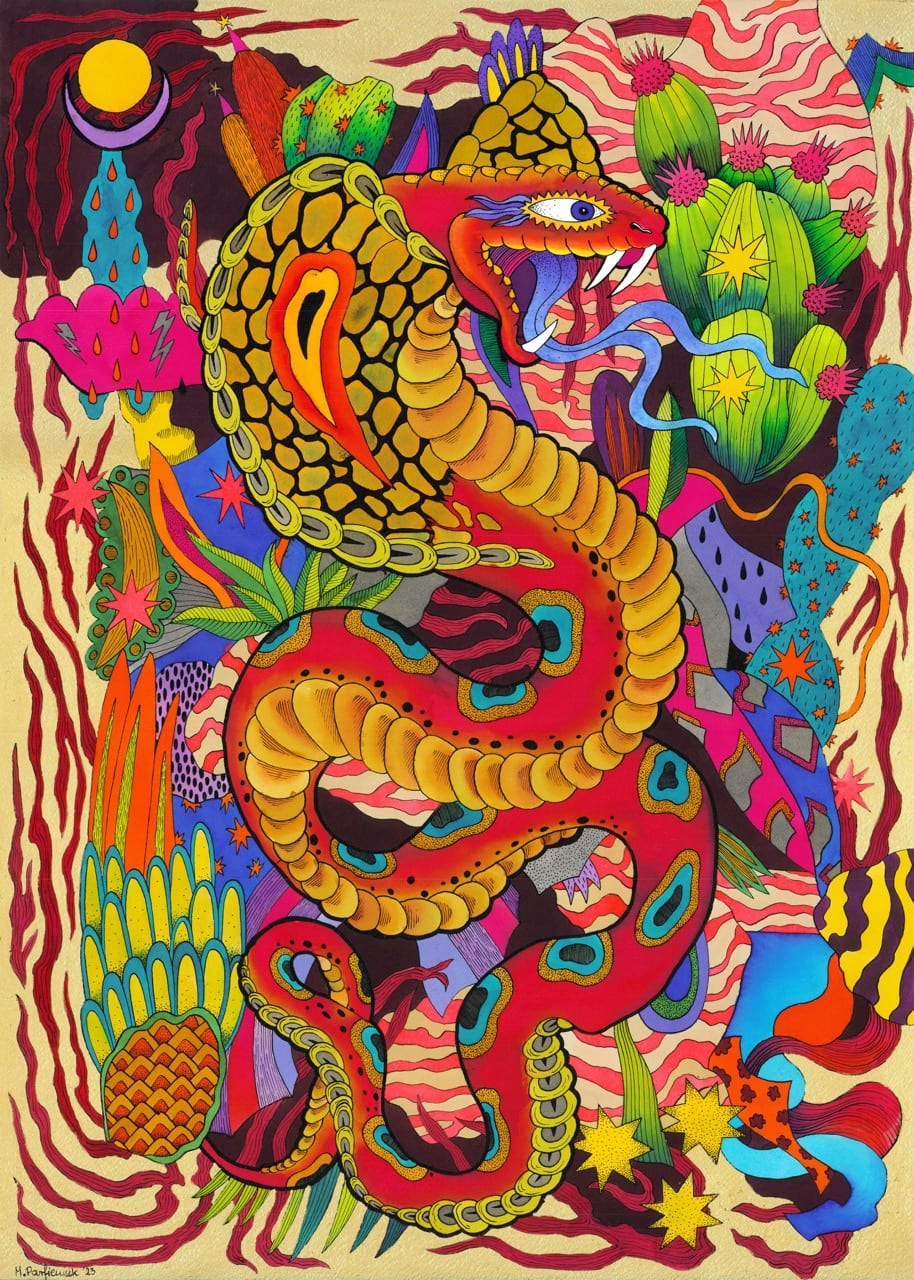 Golden Cobra — Art Print