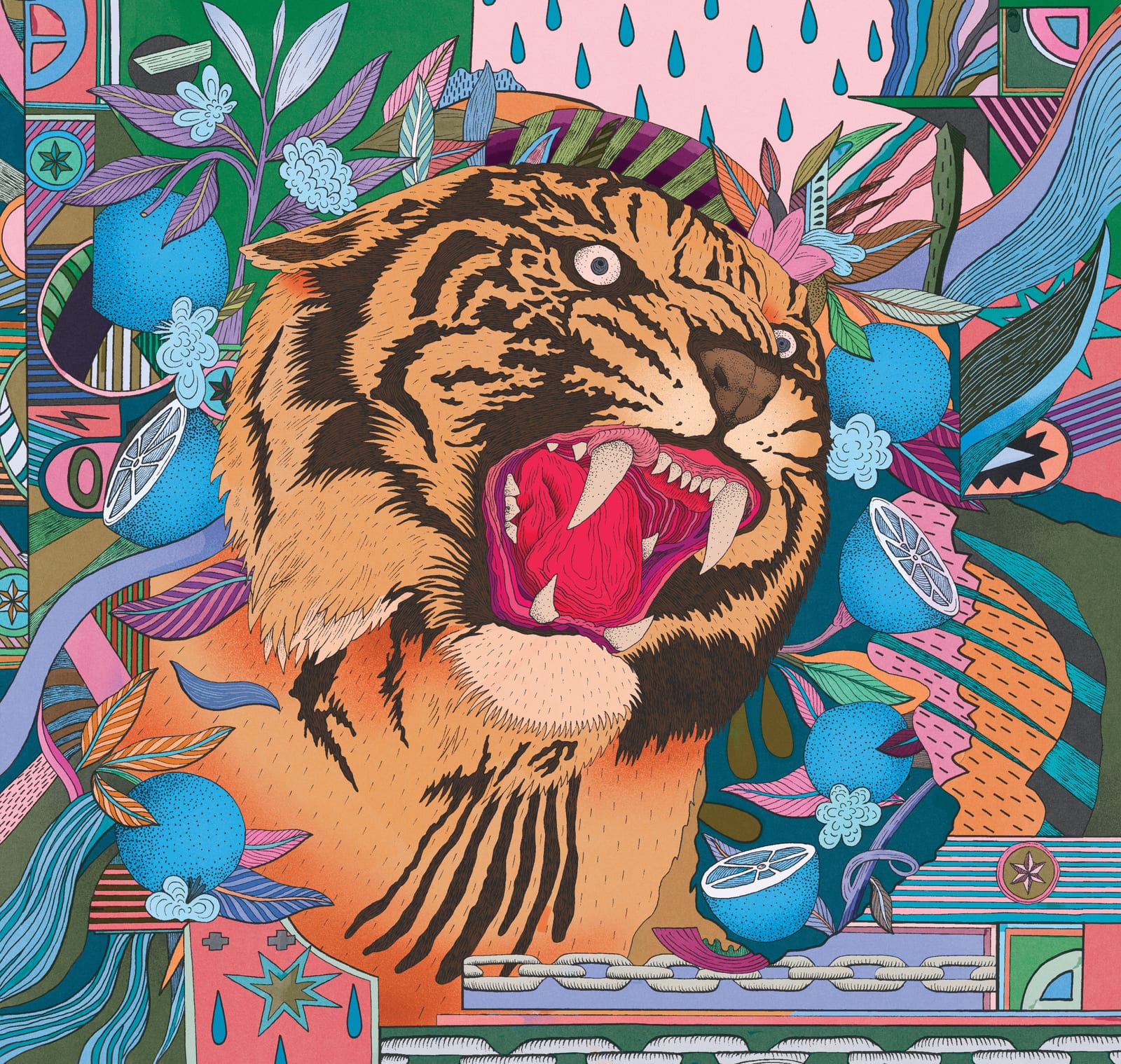 Jacket Tiger — Art Print